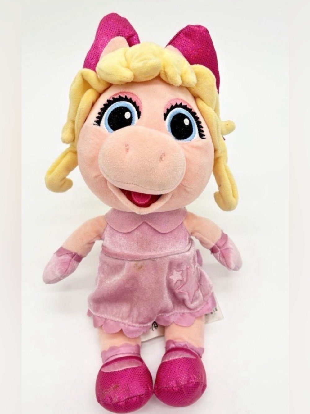 Disney Junior Muppet Babies Miss Piggy 14” Plush Stuffed Animal Pal